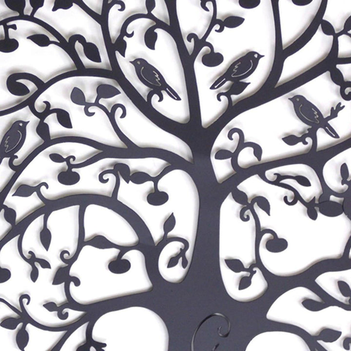 Round Wall Hanging Decorations Diameter 60cm Tree of Life Iron Art Home Hanging Ornament - Trendha