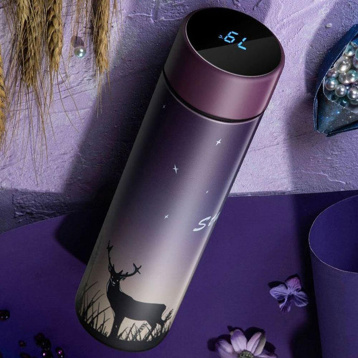 CS04-450 450ML Smart Mug Stainless Steel Water Thermal Bottle With LCD Touch Screen Temperature Display Vacuum Cup - Trendha