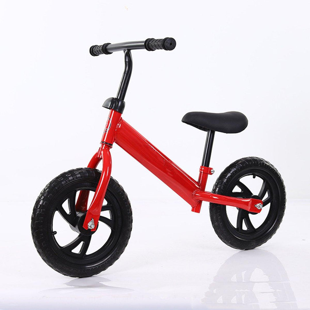 12inch Kid Push Balance Bike Adjustable No-Pedal Children Beginner Rider Training Toddler for Over 2 Years Old Christmas Gift - Trendha