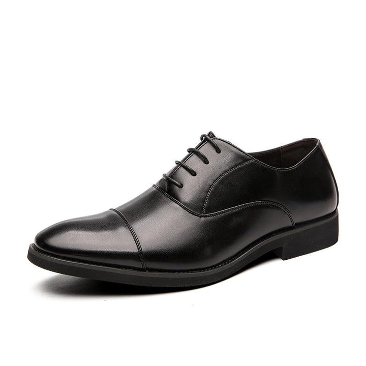 British Style Three-joint Men's Pointed Toe Shoes - Trendha