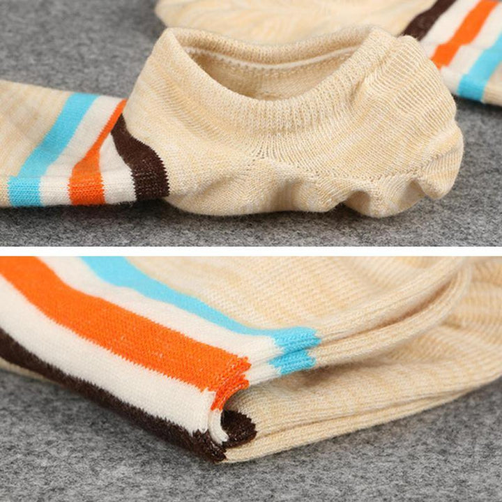 Men Combed Cotton Athletic Sock with Silicone Slip - Trendha
