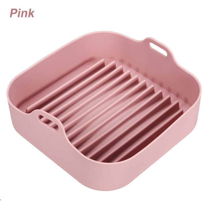 Multifunctional Silicone Baking Tray High Temperature Resistant Non-stick Bread Fried Baking Pan with Handles - Trendha