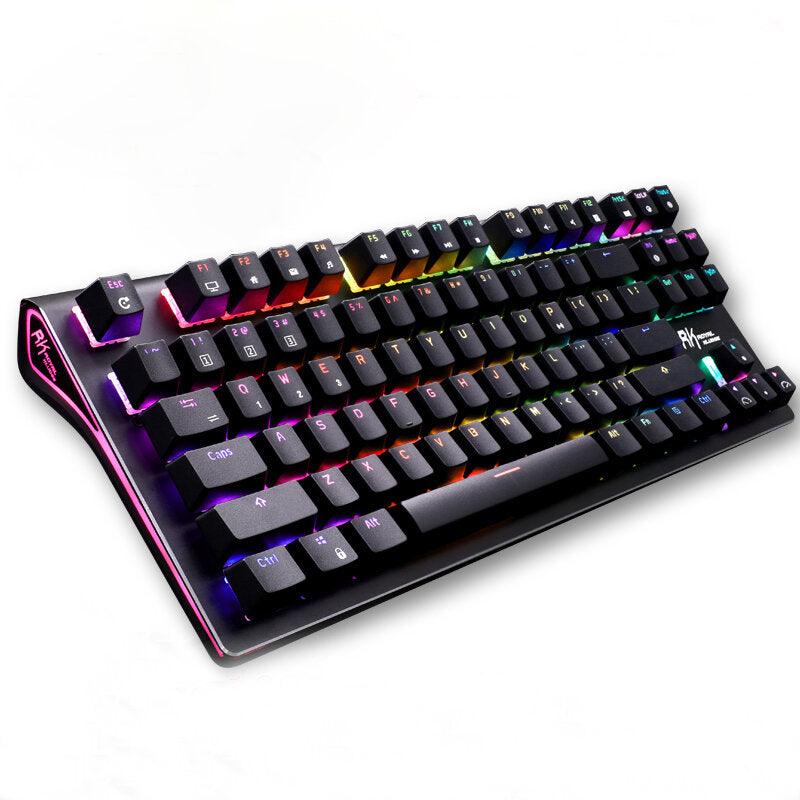 Royal Kludge G87 87 Keys Mechanical Gaming Keyboard Wireless bluetooth 3.0 USB Wired RGB Keyboard - Trendha