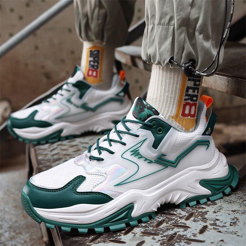 Fashion Student Sneakers Breathable Running Casual Daddy Shoes