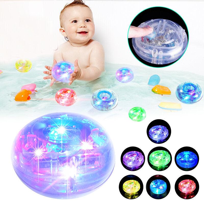 Waterproof Bathroom Tub Baby Shower Bath Time Changing Kids Fun Party LED Light RGB Colors Toys - Trendha