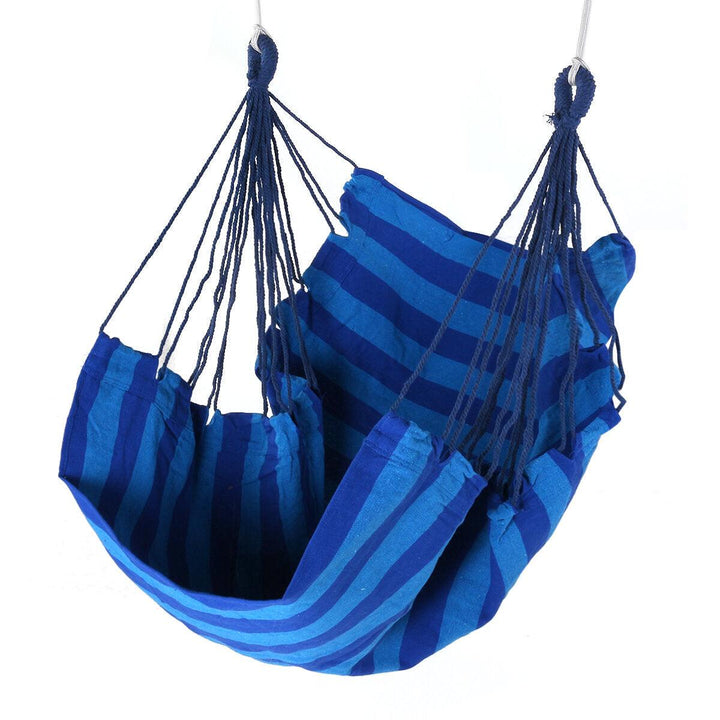 Deluxe Camping Portable Hammock Hanging Rope Chair Porch Swing Patio Yard Seat Camping Indoor Outdoor Hammocks - Trendha