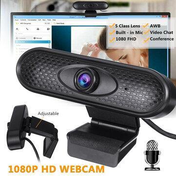 1080P HD Webcam PC USB Camera Video Recording w/ Microphone For Desktop Notebook - Trendha