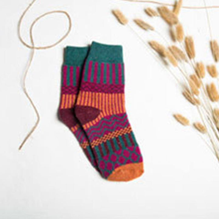 Christmas Casual Sheath Tribal Women Socks - Trendha