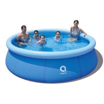 JILONG 1-9 People Swimming Pools Above Ground Inflatable Bathtub Swimming Pools for Kids and Adults - Trendha