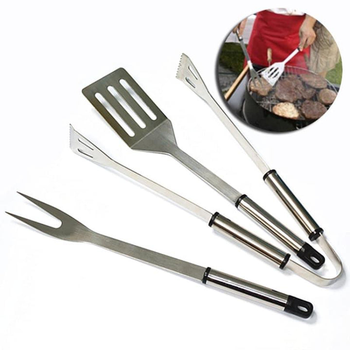 Easily Cleaned Stainless Steel BBQ Tool Set - Trendha