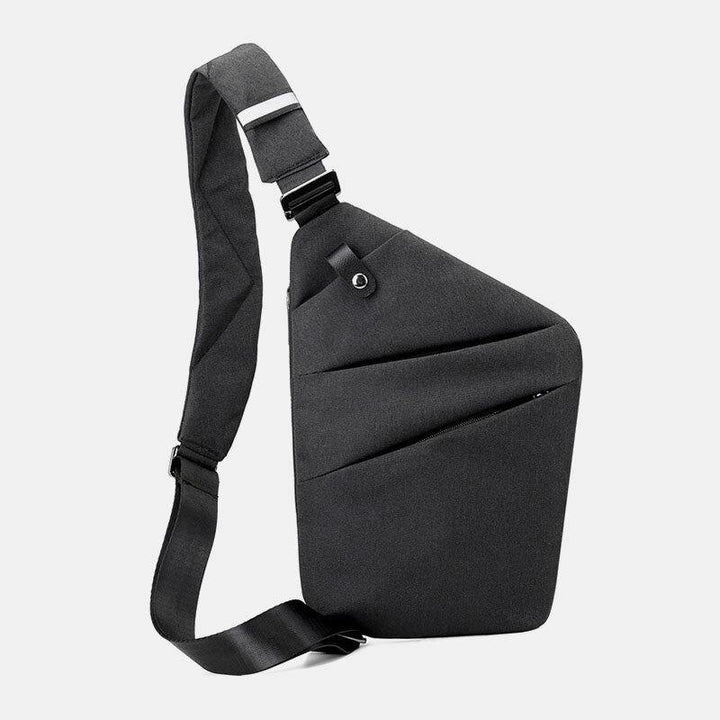 Men Luminous Oxford Multi-pockets Large Capacity Anti-theft Waterproof Crossbody Bag Chest Bag Sling Bag - Trendha