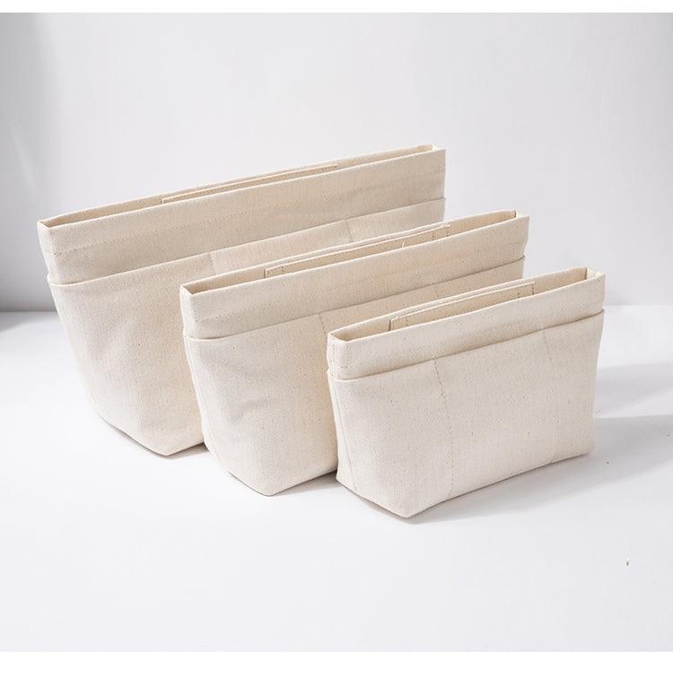 Cotton Canvas Travel Organizer Bag For Makeup - Trendha