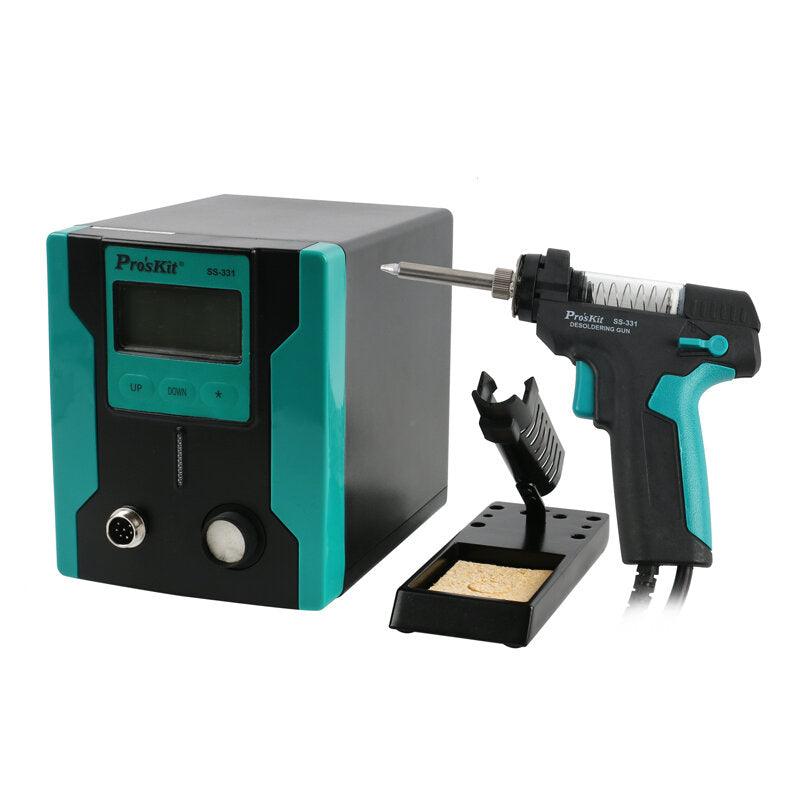 Pro'sKit SS-331H Electric Solder Sucker Desoldering Device Anti-static High Power Strong Suction Desoldering Pump for PCB Circuit Board Repair - Trendha