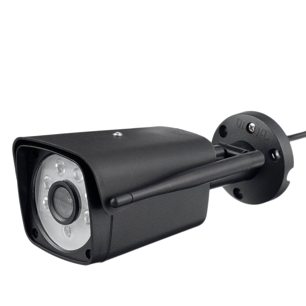 GUUDGO 4CH 2.0MP 1080P Wireless Black Surveillance Camera System Kits outdoor/Indoor Weatherproof P2P CCTV Monitoring Kit - Trendha