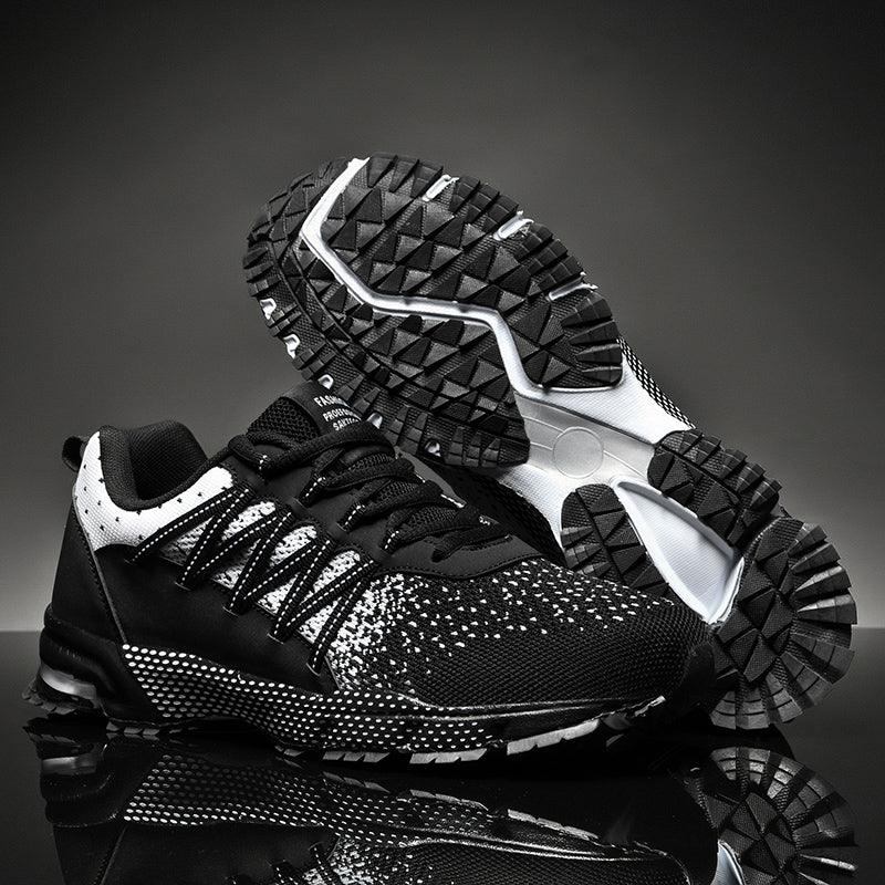 Men's Breathable Lightweight Flying Knit Shoes Sports Casual Shoes - Trendha
