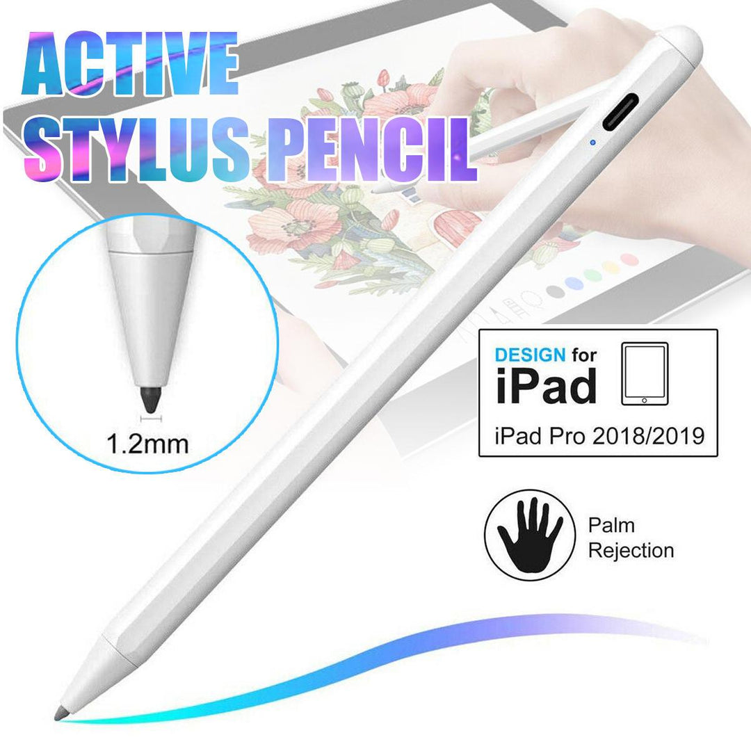 Palm Rejection Active Capacitive High Precision Touch Screen Stylus Pen Specially Designed for iPad - Trendha
