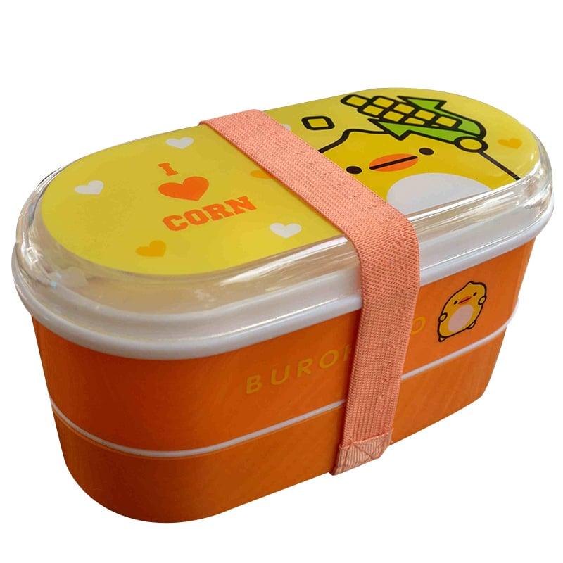 Eco-Friendly BPA Free Cartoon Portable Lunch Box - Trendha