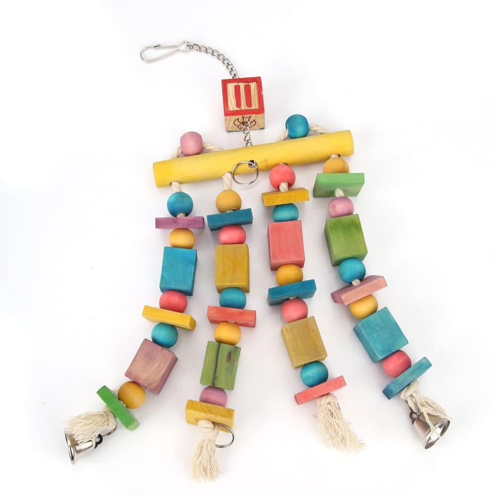 Eco-Friendly Parrot Toy with Bells - Trendha
