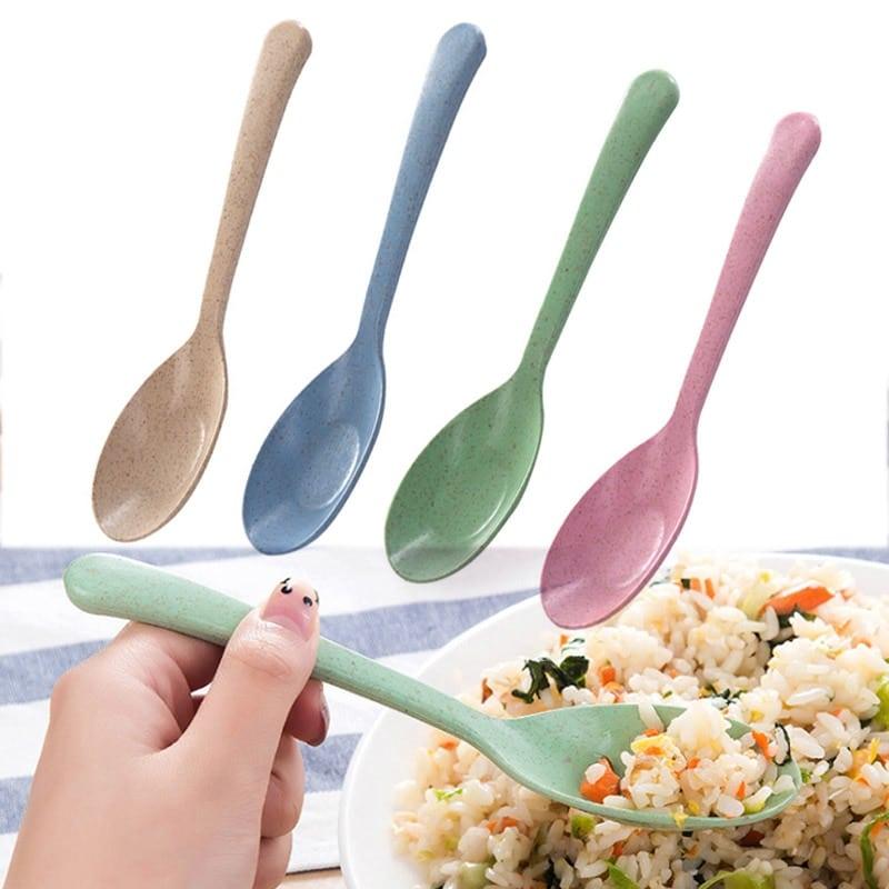 Eco-Friendly Wheat Straw Spoons - Trendha
