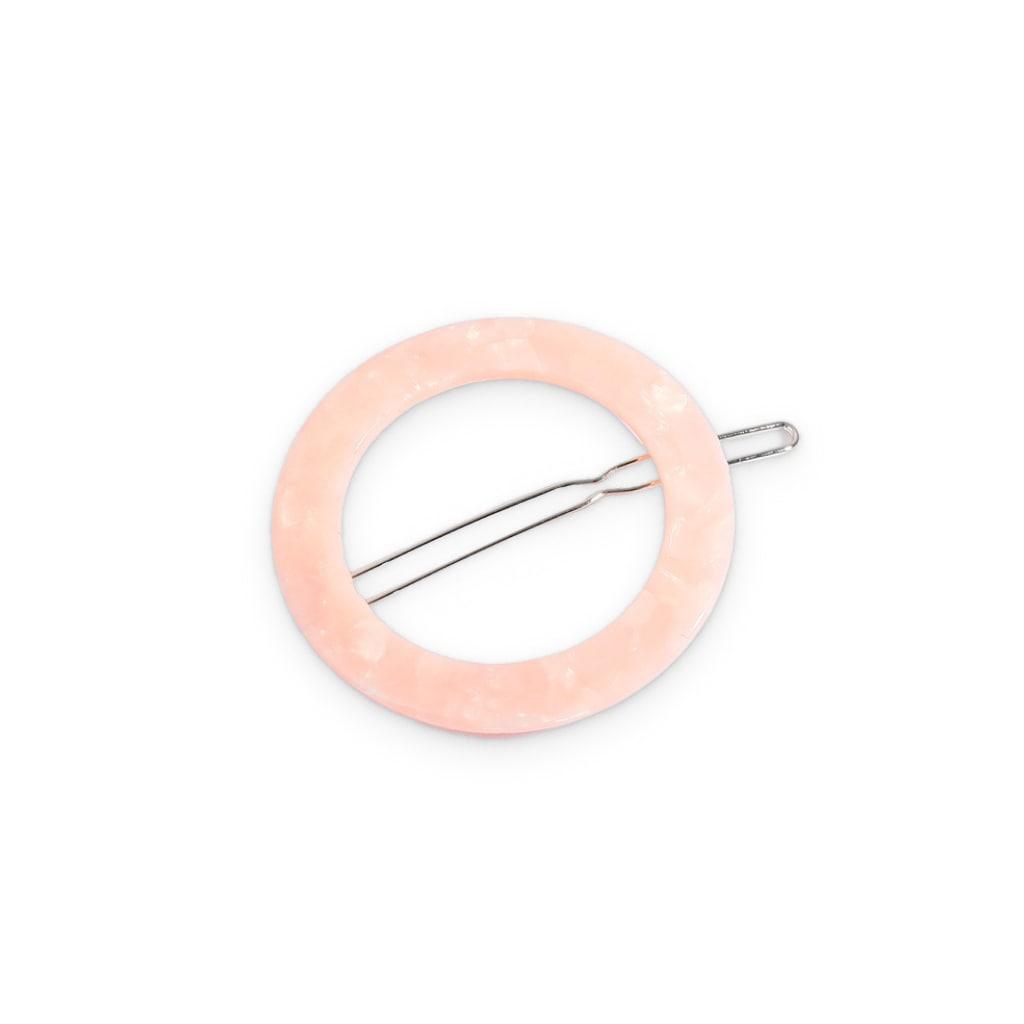 Pink Circle Hair Clip - Trendha