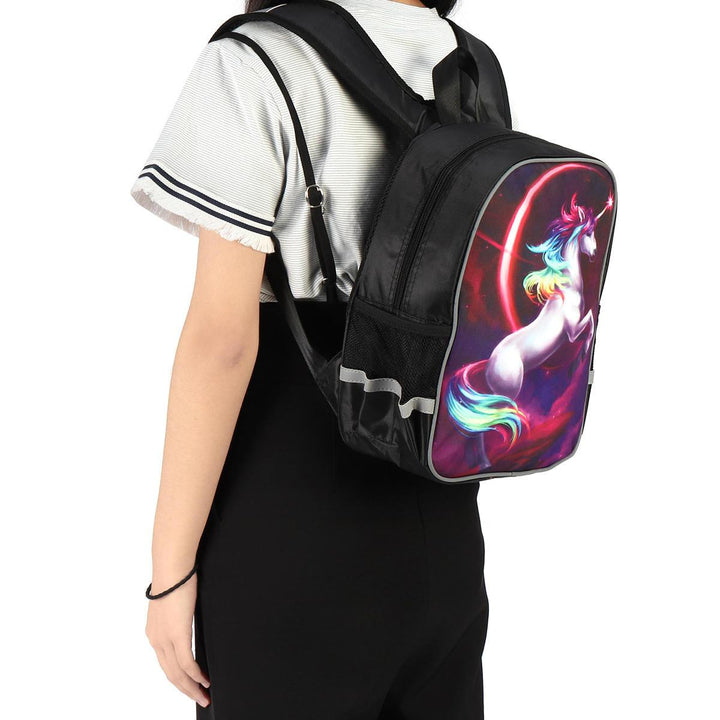 Fashion Magical Rainbow Fashion School Bag Travel Rucksack Kid's Backpack Gift - Trendha