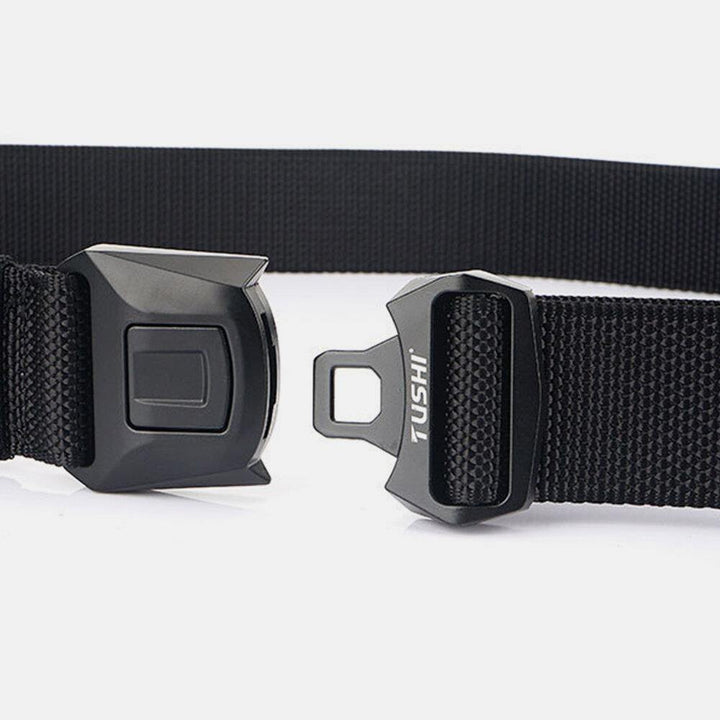 Men Nylon Quick Release Insert-Buckle 125cm Breathable Quick-Drying Outdoor Safety Belt Training Tactics Belt - Trendha