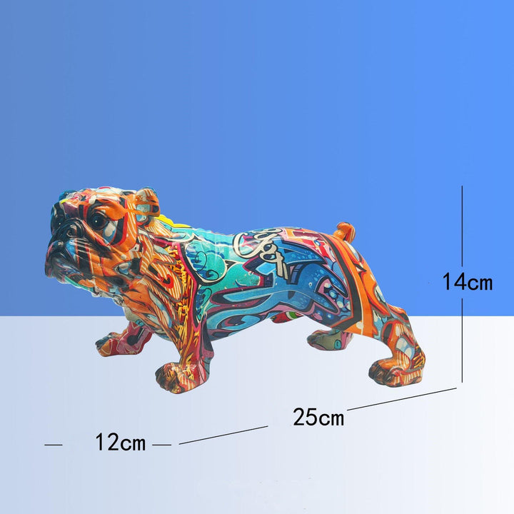 Water Transfer Printing Bulldog Creative Resin Crafts - Trendha