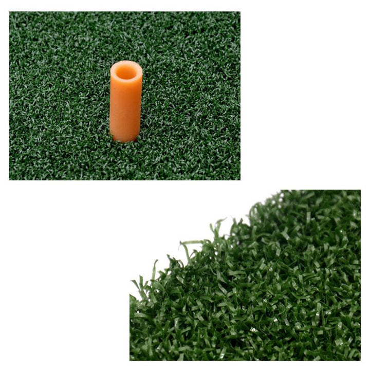 Golf Mat Simulated Lawn Home Residential Golf Backyard Practising Pad Indoor Swing Practice Mat With Golf Ball Rubber Training Tee Holder - Trendha
