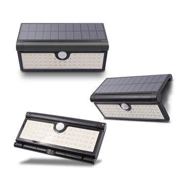 GLIME 3W 58x LED 2835600LM Light Control & Human Induction Function Folding Solar Wall Work Light - Trendha