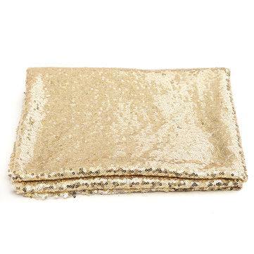 4x6FT Champagne Gold Sequin Photo Backdrop Wedding Photo Booth Background Decoration - Trendha
