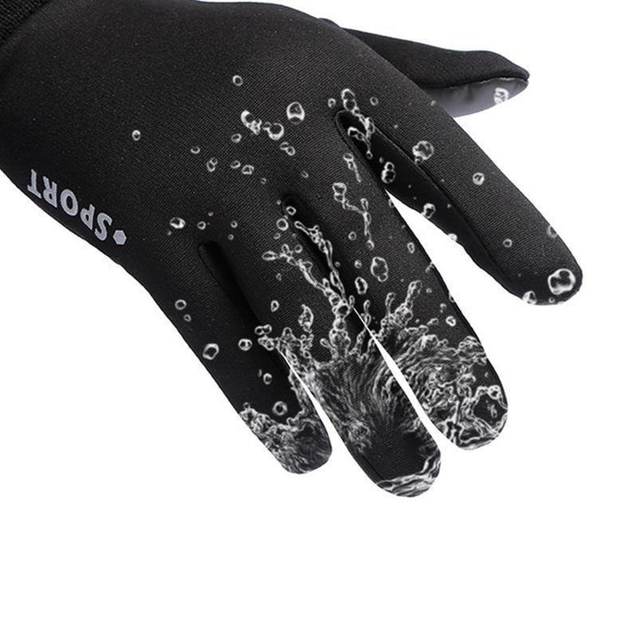 Unisex Waterproof Anti-slip Wrist Lengthening Glove Sport Touch Screen Warm Lining Gloves - Trendha