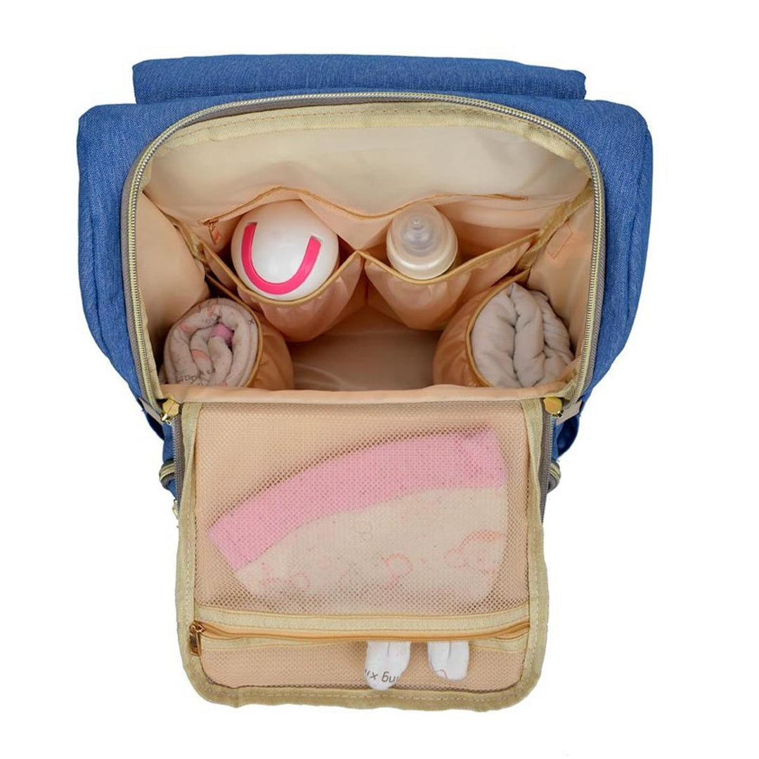 Waterproof Diaper Bag Mummy Bag Baby Care Bag Outdoor Traveling USB Backpack - Trendha
