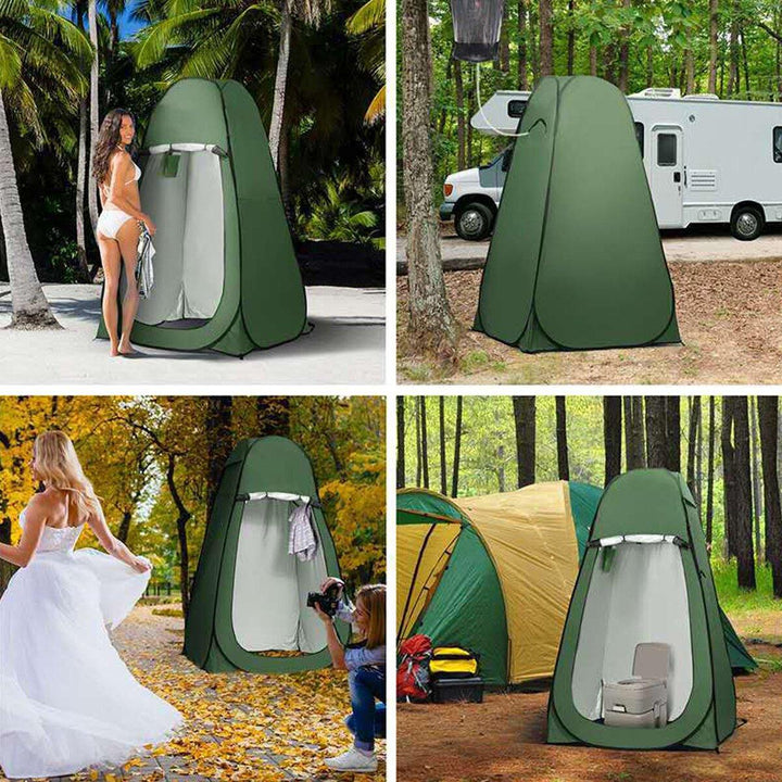 2-3 People Portable Pop-up Camping Tent Fishing Bathing Shower Toilet Dressing Tent Room With Outdoor Storage Bag - Trendha