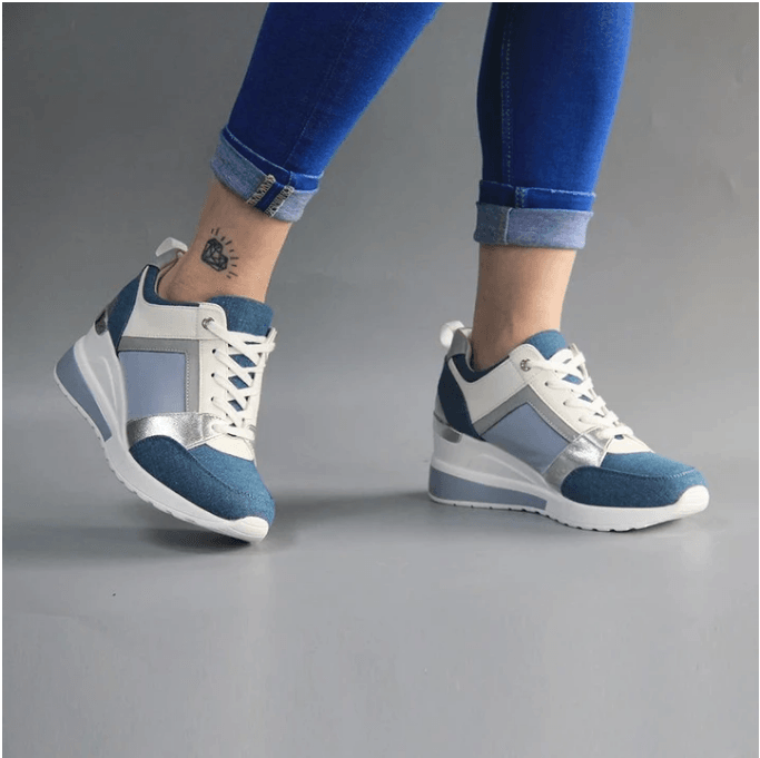Women's Platform Casual Large Size Sneakers - Trendha