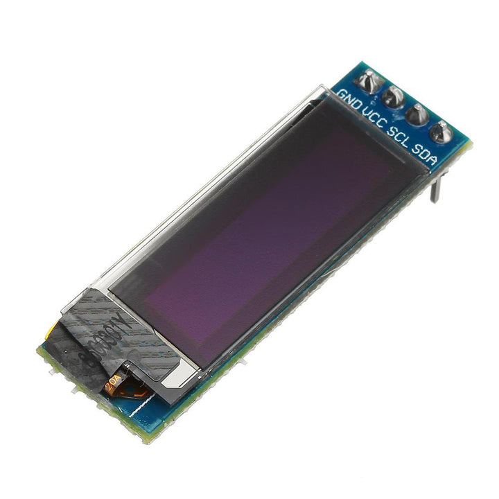 Geekcreit 0.91 Inch 128x32 IIC I2C Blue OLED LCD Display DIY Module SSD1306 Driver IC DC 3.3V 5V - Trendha