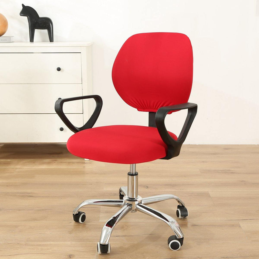 Elastic Swivel Computer Chair Seat Back Cover Office Armchair Decor Protector - Trendha