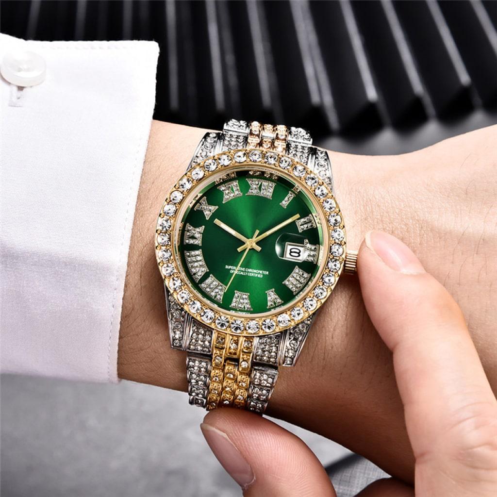 Emerald Face Watch - Trendha