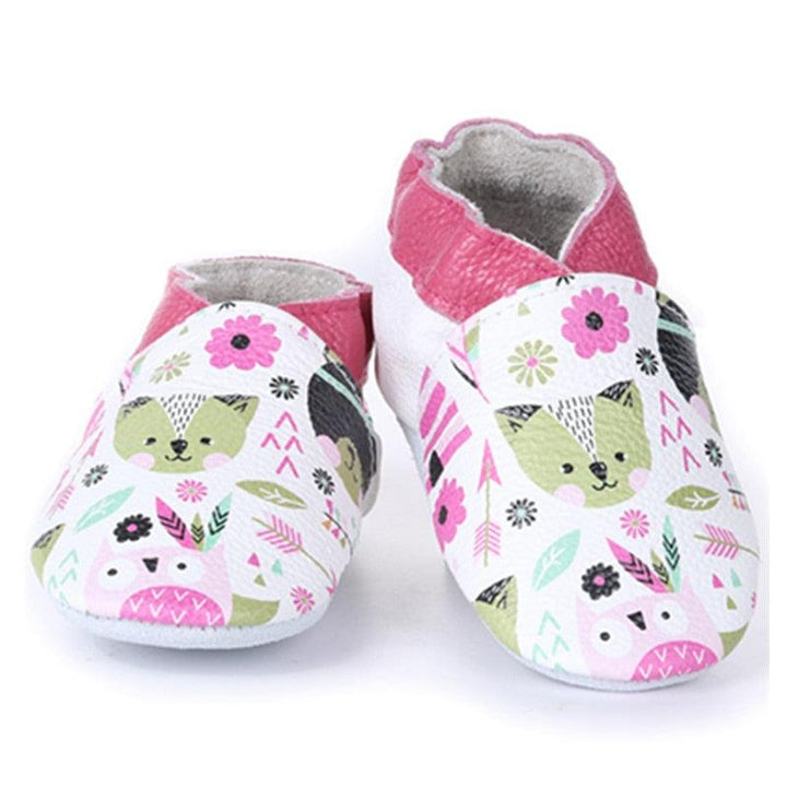 Skid-Proof Baby's Soft Genuine Leather Shoes - Trendha
