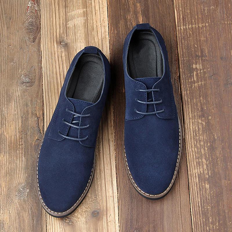 Pointed Toe Casual Soft Suede Business Office Oxfords - Trendha