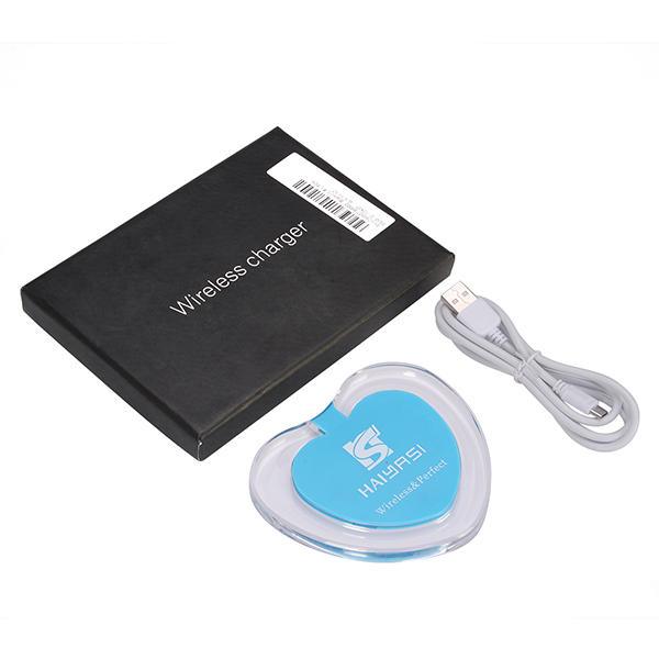 S7 Wireless Charger Heart Wireless Charging Pad For Samsung S6 S6 edge - Trendha