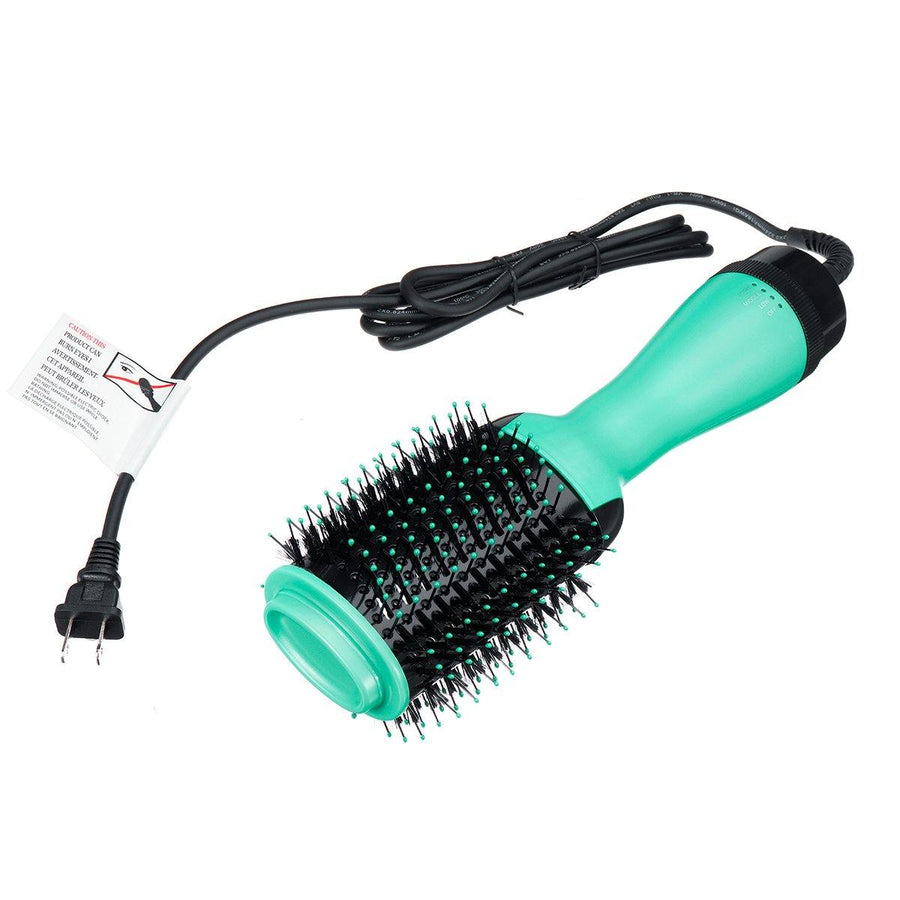 3 in 1 Electric Hair Dryer Comb Portable Negative Ion Ceramic Heating Hair Comb Multi-Functional Curling Hair Styling Tool - Trendha