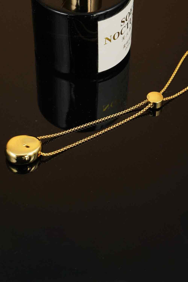 18K Gold-Plated Sweater Chain Necklace - Trendha