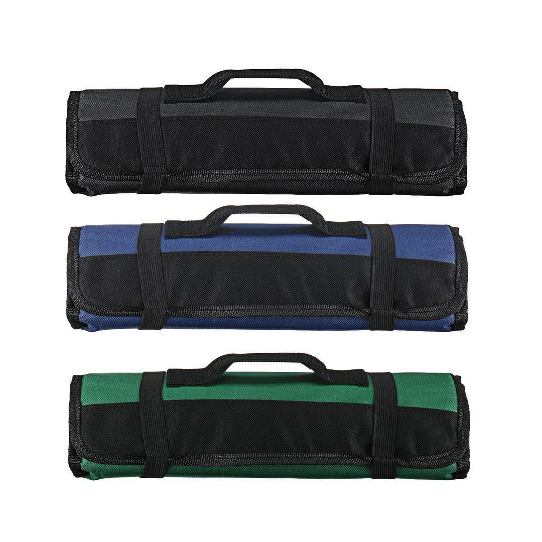 Oxford Cloth 22 Slots Pocket Chef Bag Roll Carry Case Portable Storage - Trendha
