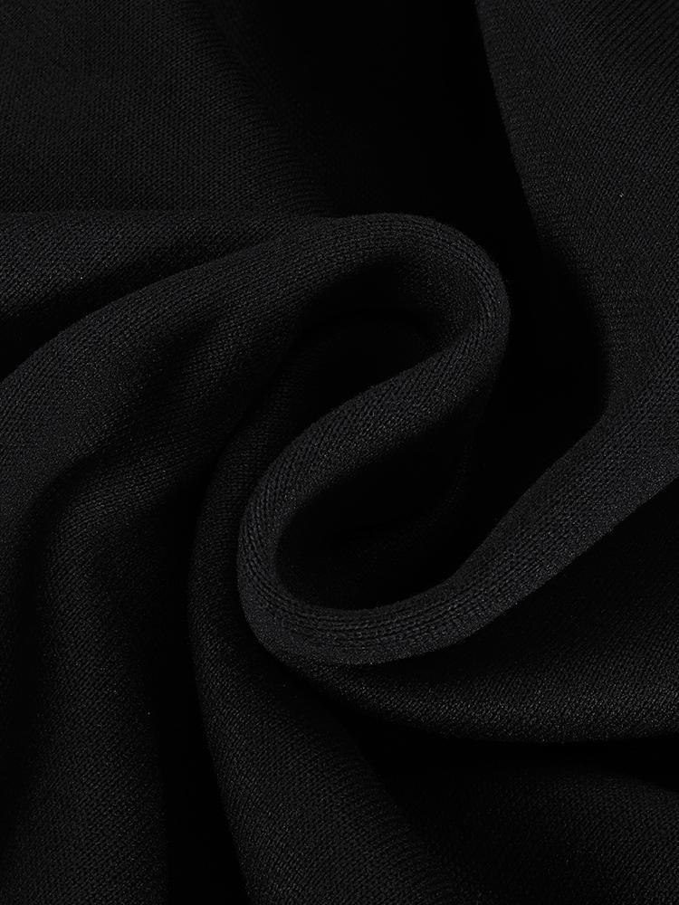 Casual Women Solid Color Long Sleeve Split Hem Pocket Hoodie Dress - Trendha