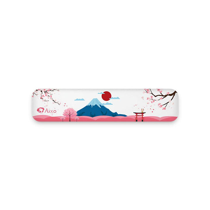 Akko Mount Fuji Sakura Keyboard Hand Rest Cherry Pink Mouse Wrist Support Palm Rest for 87/108 Keys Keyboard - Trendha