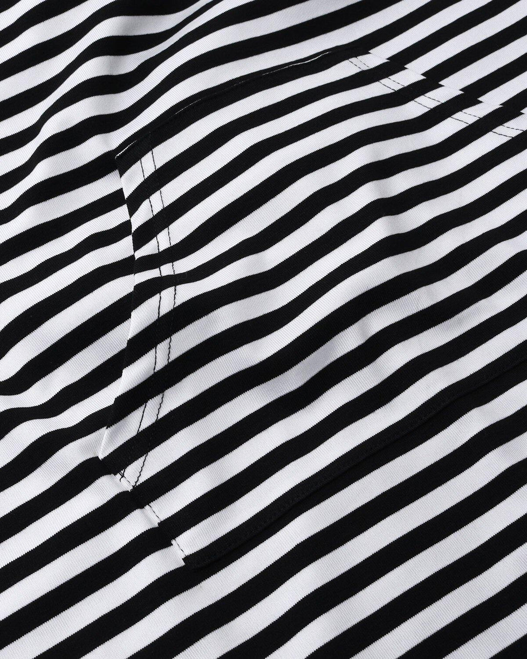 Striped Drawstring Short Sleeve Casual Shirt Pocket Dress - Trendha
