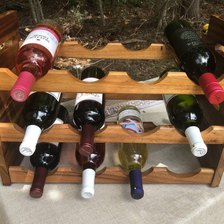 4 Bottle Stackable Wine Rack - Trendha
