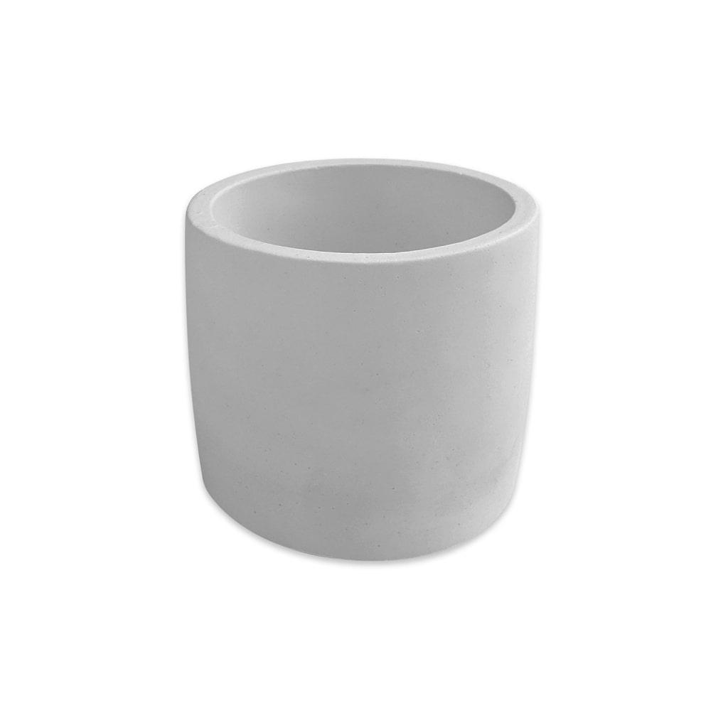 Round White Ceramic Planter - Trendha