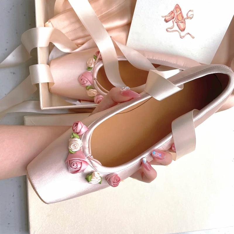 Women's  Wedding Shoes Shallow Mouth Bow Single Shoes