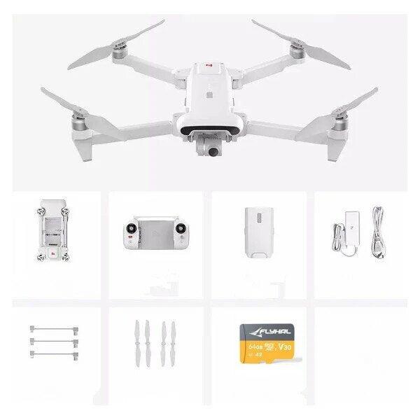 FIMI X8 SE 2020 8KM FPV With 3-axis Gimbal 4K Camera HDR Video GPS 35mins Flight Time RC Quadcopter RTF One Battery Version - Trendha
